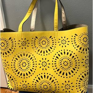 Echo Design reversible leather tote